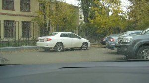 выезд с парковки