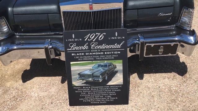 1976 Lincoln Continental Mark IV, Black Diamond in the Black Hills SD смотреть онлайн