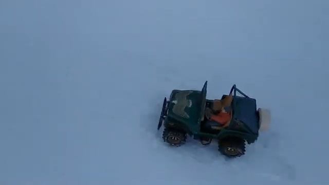 Marui Super Wheelie Jeep CJ-7 winter ride смотреть онлайн