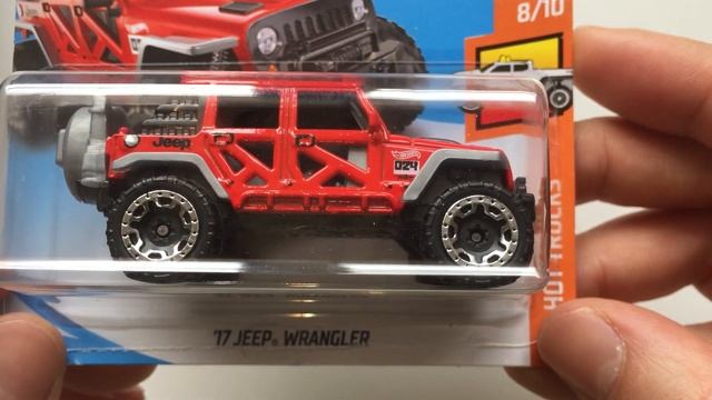 Jeep Wrangler 2017 Red Hot Wheels смотреть онлайн