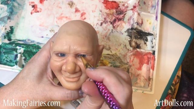 Blushing Santa's Face for Realism - ArtDolls.com, MakingFairies.com & SculptUniversity.com смотреть онлайн