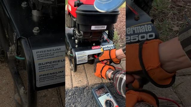 Coleman Powermate 2500 Generator смотреть онлайн