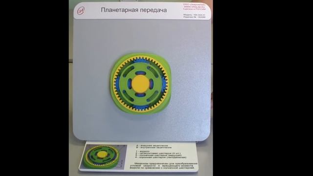Демонстрационная модель "Планетарная передача" смотреть онлайн