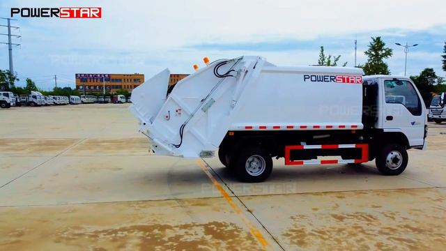 Brand New ISUZU 4*4 off-road 600P/NKR 6CBM Garbage Compactor Truck смотреть онлайн