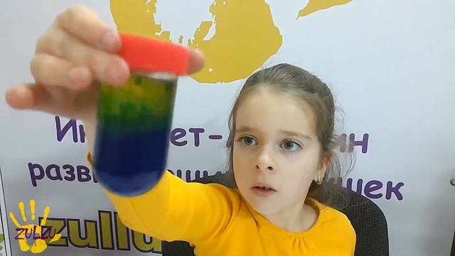 Эксперимент "Масло+вода". Опыты для детей смотреть онлайн