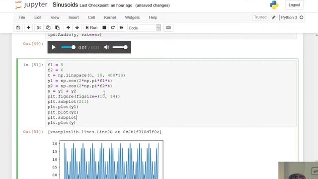 CS 372/472 Module 2 Part 4: Simple Numpy Tunes Part 4: Chirps And Beat Frequencies смотреть онлайн
