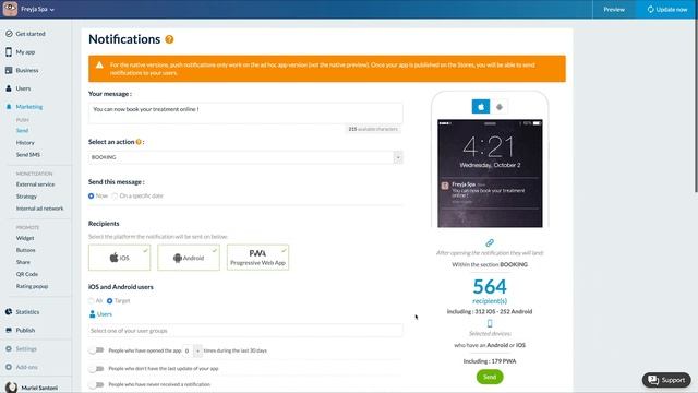 How to send and schedule push notifications | GoodBarber Classic Apps Tutorials смотреть онлайн