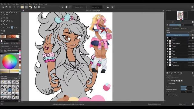 [Krita] Kokoro - Yandere Simulator Speedpaint смотреть онлайн