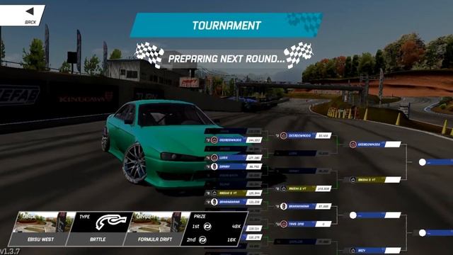 Torque Drift iOS - EBISU WEST TOURNAMENT - another top 2 lost to bug? смотреть онлайн