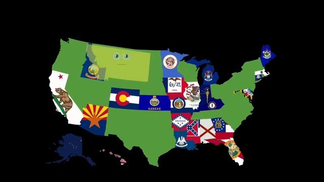 50 States of America Song | All USA States and Capital Cities смотреть онлайн