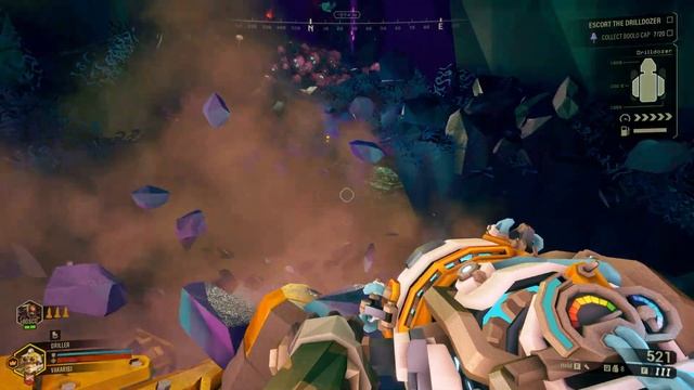 Deep Rock Galactic - Buggy drilldozer pathfinding смотреть онлайн