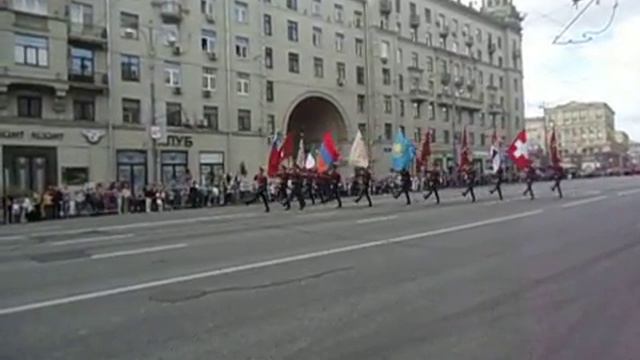 Флаги стран-участниц фестиваля "Спасская башня" смотреть онлайн