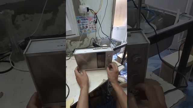 Radio Aiwa AR-158. 12 Transistor nguyên bụi Nhật lh 0902.496.333 смотреть онлайн
