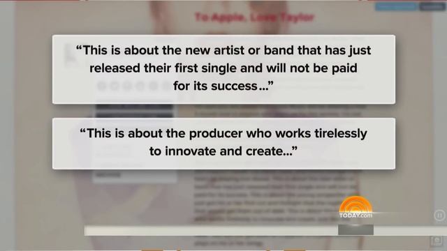 Apple To Taylor Swift: ‘We Hear You’ On Free-Streaming | TODAY смотреть онлайн