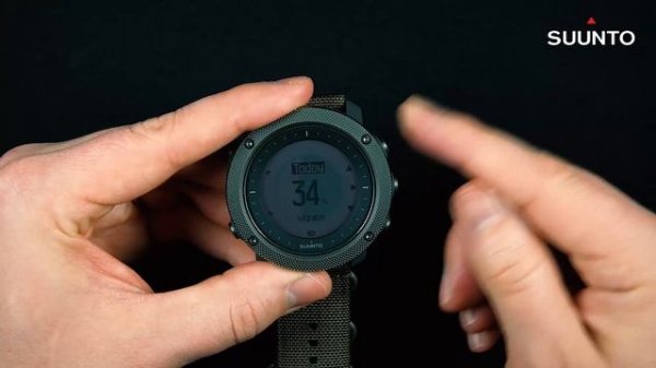 Suunto Traverse Alpha - How to display the moon phase calendar