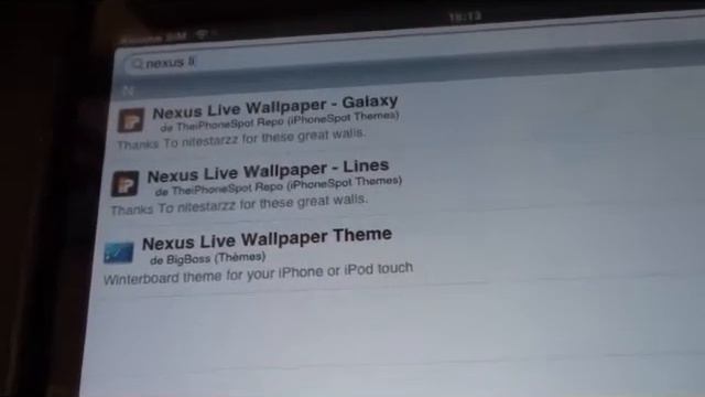 Le theme Nexus Live Wallpaper Lines pour iPad смотреть онлайн