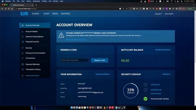 How To Change Your Email in Blizzard Battle.Net смотреть онлайн