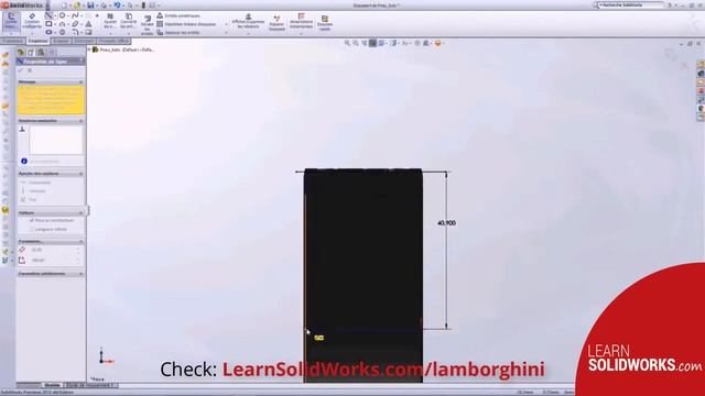 SOLIDWORKS Lamborghini Aventador tutorial смотреть онлайн