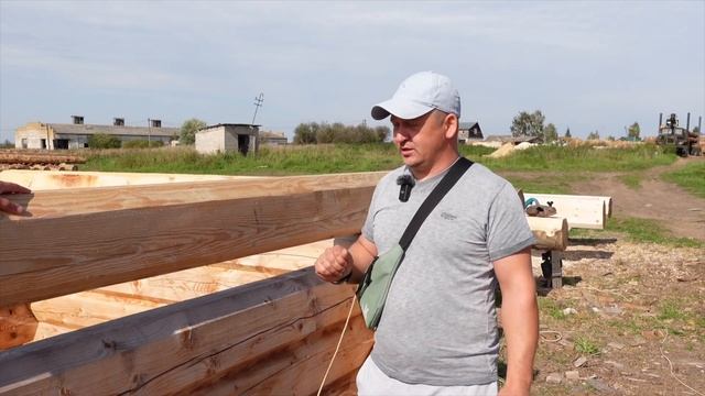 Как выглядит сруб из лафета? смотреть онлайн