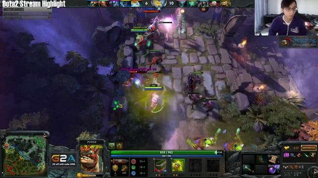 SingSing Dota 2 Stream Pudge - I swear my dodge is fkin stupid смотреть онлайн