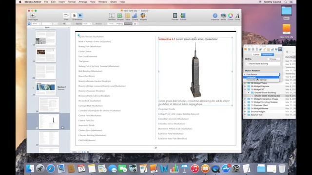 iBooks Author Training: Lesson 27 - 3D Widget in iBooks Author смотреть онлайн