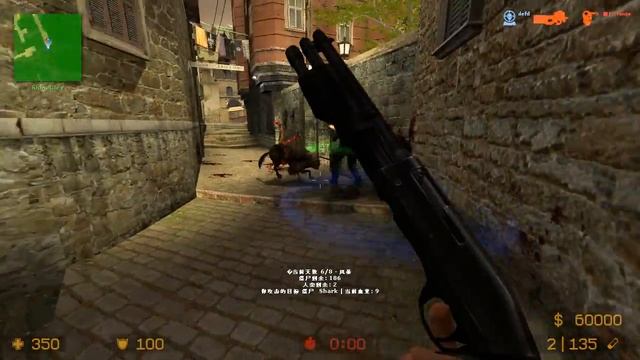 Counter Strike Source - Zombie Horde Mod online gameplay on Feat map смотреть онлайн