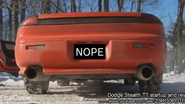 Brutal Mitsubishi 3000GT Exhaust Sounds