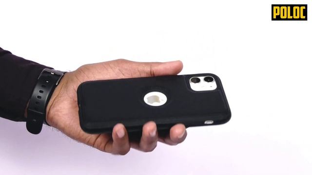iPhone 11 Black Leather Cover Case смотреть онлайн