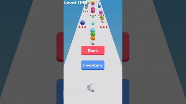 Ball Run 2048 Real Merge ! All Levels Gameplay (1132-1145) android,ios смотреть онлайн