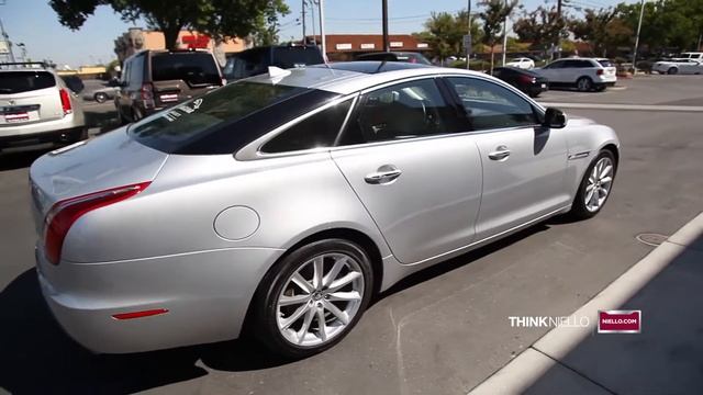 2013 Jaguar XJ Sedan | Jaguar Sacramento | Rhodium Silver Metallic смотреть онлайн