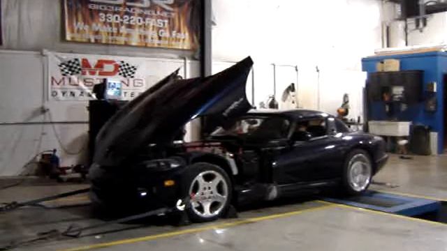 2001 Dodge Viper 1/4 mile dyno run смотреть онлайн