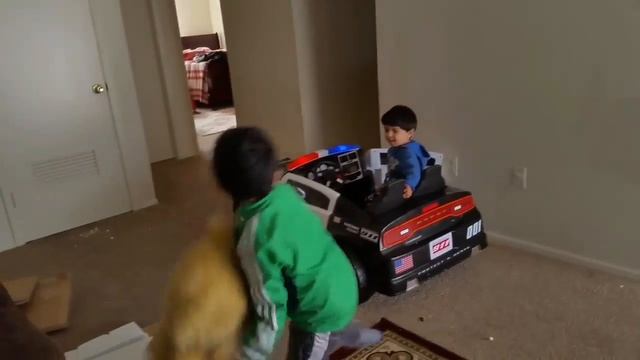 police car for children || kid trax police doge car || Kids police truck смотреть онлайн