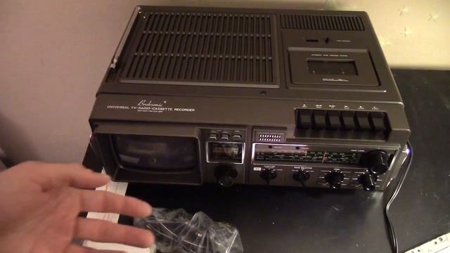 Vintage review: Broksonic CIRT-1818 universal TV radio cassette recorder смотреть онлайн