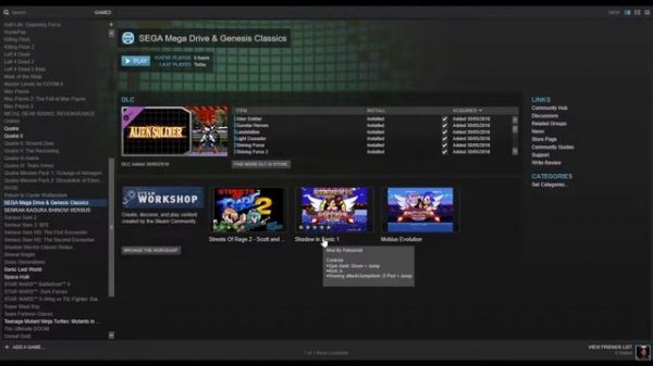 Sega Megadrive Classics Hub Review