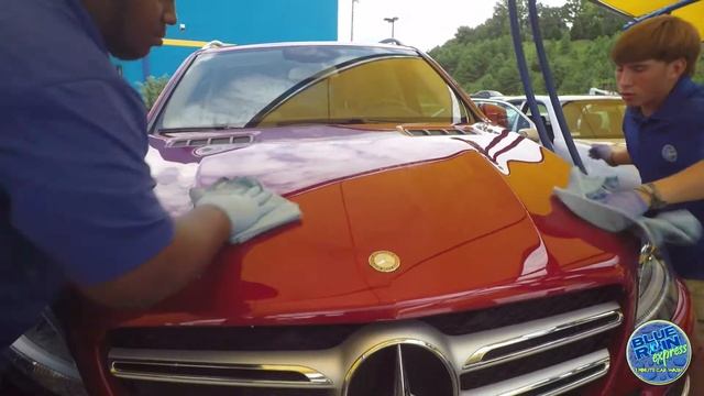 Hand Wax at Blue Rain Express Car Wash смотреть онлайн