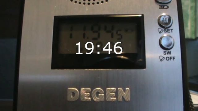 World Christian Broadcast KNLS 11945 Khz Degen DE17 смотреть онлайн