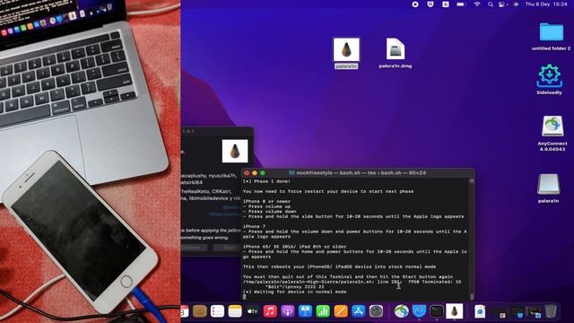 تحديث Palera1n Jailbreak إصدار Palera1n GUI جديد + بدون اوامر على iOS 16.2 وأقل اسهل طريقة للتثبيت смотреть онлайн