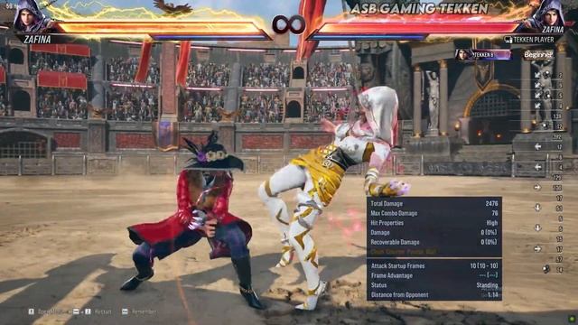 😮Tekken 8 Zafina Pro Tips tutorial! | Guide from Beginners to High-Level Players! 😮 смотреть онлайн