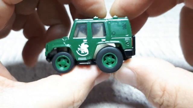 Tooned Hummer H2 Evangelion by ChoroQ Choro-Q pullback toy choro смотреть онлайн