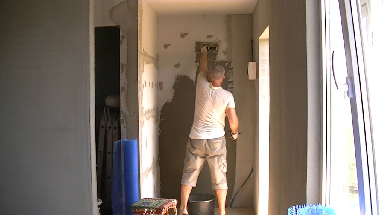 Штукатурка стен по сетке 4