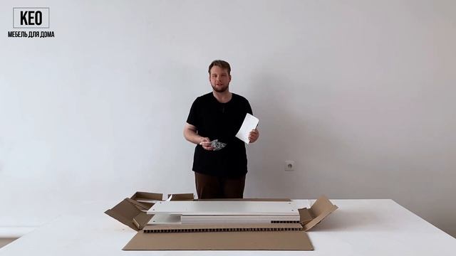 Навесной и напольный шкаф СТМ-610 белый #письменныйстол #лдсп #мебель #икеа #мебельикеа смотреть онлайн