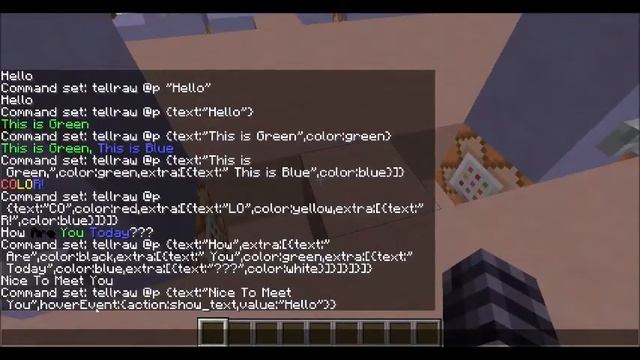 Test World :: Tutorial How to Use /tellraw смотреть онлайн