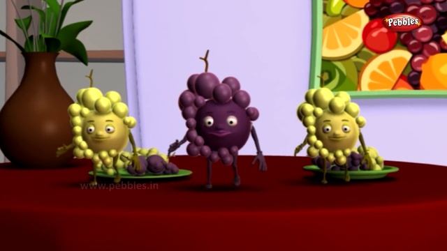 Grapes Fruit Rhyme in Bengali | বাংলা গান | Bengali Rhymes For Children | 3D Fruit Rhymes in Bengal смотреть онлайн