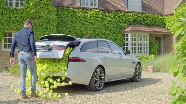 2018 Jaguar XF Sportbrake tennis balls смотреть онлайн