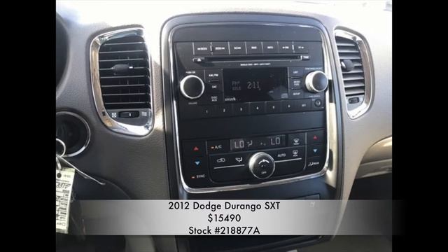 2012 DODGE DURANGO SXT RWD 4D SPORT UTILITY -PRE-OWNED - Thomson Chrysler Dodge Jeep RAM Fiat смотреть онлайн
