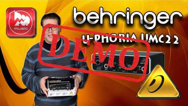 USB АУДИО ИНТЕРФЕЙС BEHRINGER U-PHORIA UMC22 - демонстрация звучания