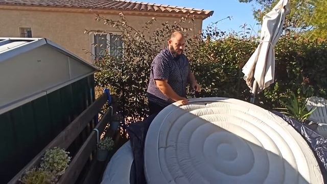 Test Pure Spa gonflable INTEX Blue Navy rond 6 places смотреть онлайн