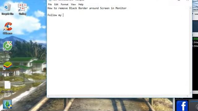 How to remove Black Border in your Monitor Screen смотреть онлайн