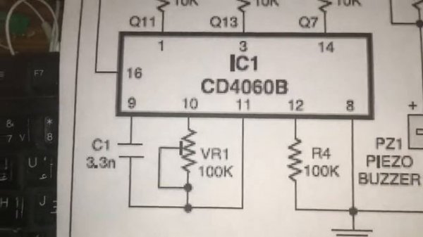 OLD phone RingTone and Dialing Pulse Generator CD4060