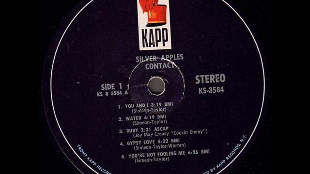 Silver Apples "Contact" 1969 *Water* смотреть онлайн